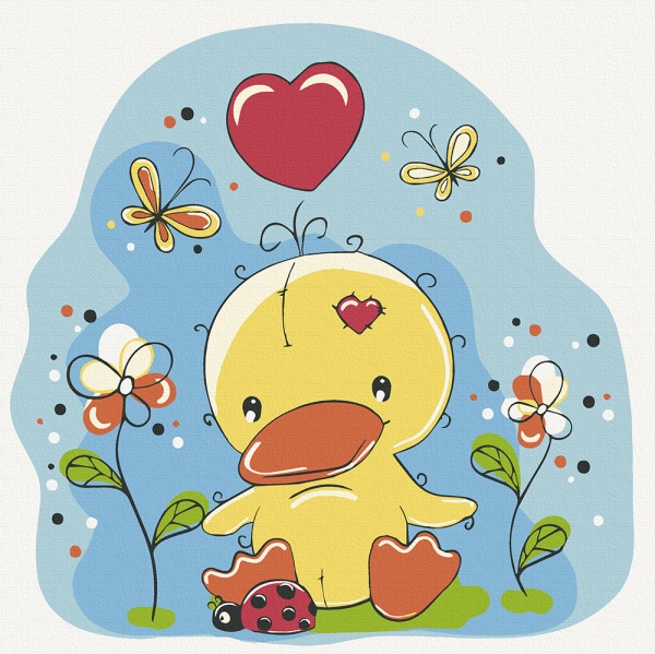 Картина по номерам Утенок 15533-АС 30х30 см ArtCraft 