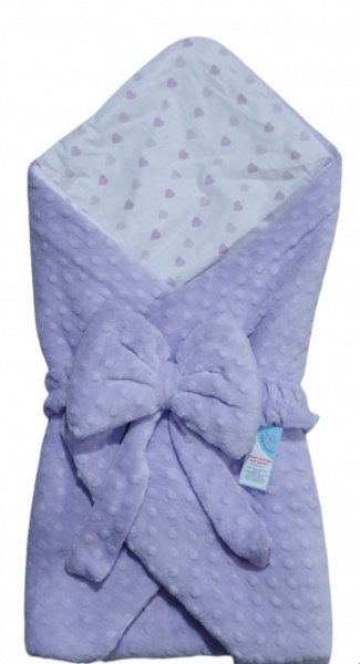 Конверт для новонароджених для дівчинки Моя планета р.50 бузковий К305-6 