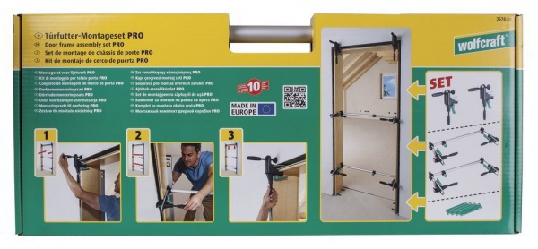 Набір для монтажу дверей Wolfcraft Frames PRO WF 3676000