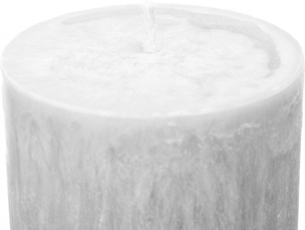 Свічка Циліндр пальмова біла 6х10 см ТМ FAYNE