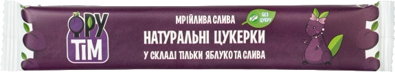 Конфеты Фрутiм натуральные яблочно-сливовые 20 г 