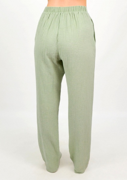 Штани Roksana Muslin №1528 р. 46 зелений