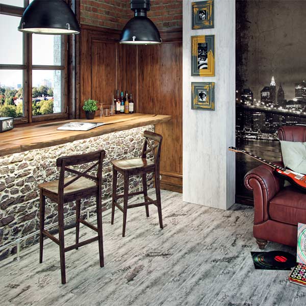 Плитка Golden Tile Vesta У37630 коричневий 300x600 мм