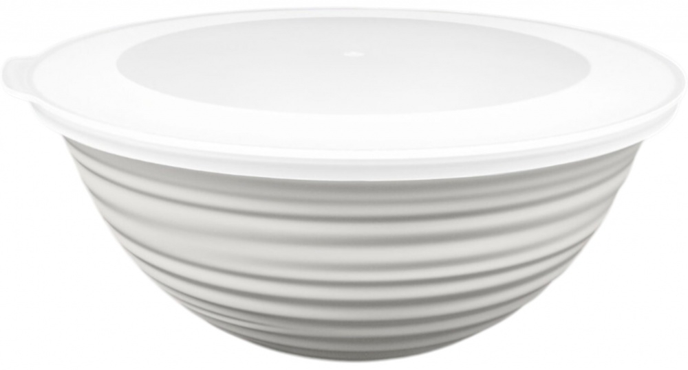 Миска с крышкой Eurogold Uranus 2 л белый