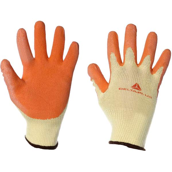 Перчатки Delta Plus VE730OR с покрытием латекс L (9) WUAVE730OR09