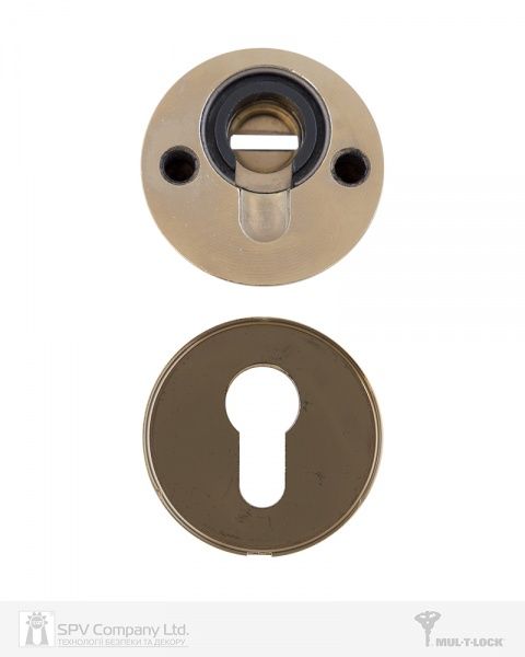 Броненакладка Mul-T-Lock SL3 D55 полірована латунь