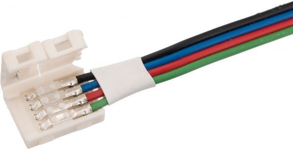 Коннектор для светодиодной ленты JAZZway 12 В IP20 1013767 PLSC - 10x4/20 (5050 RGB)
