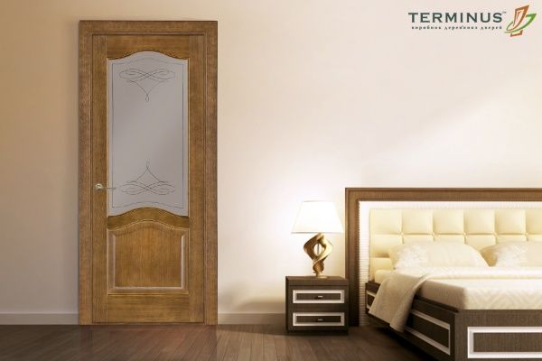 Дверне полотно Terminus №03 ПО 800 мм дуб темний