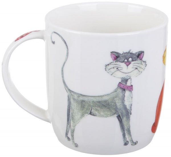 Набір чашок Pets 360 мл 4 шт колір у асортименті Fiora