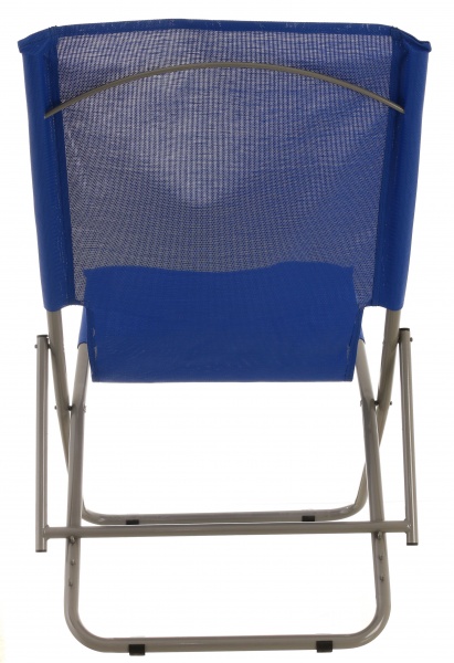Кресло-шезлонг UBC Group раскладной синий 52x107 см 