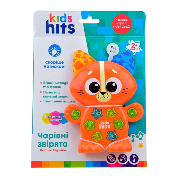 Розвиваюча іграшка Kids Hits котик музика KH09/004
