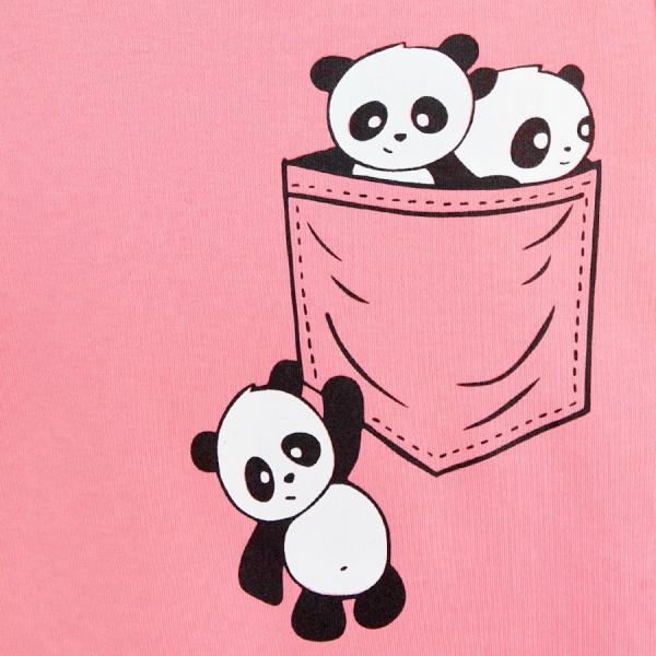 Пижама для девочек Blanka Пандочка р.128 розовый 110328 