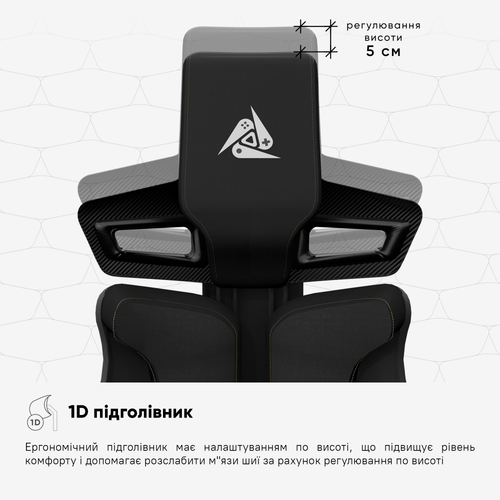 Крісло ігрове Cyberlux V8 Fabric чорний