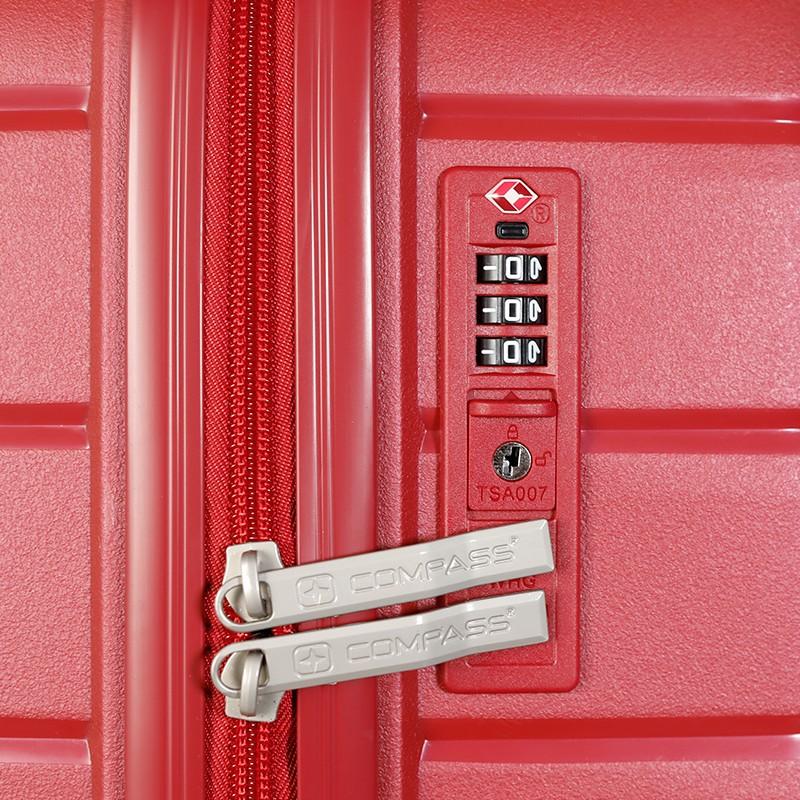 Чемодан NEWCOMER N1597 78 л красный 30x49x76 см L