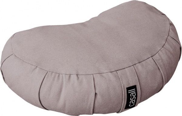 Подушка 53909928 Meditation pillow halfmoon shape 41x24x10 см серый