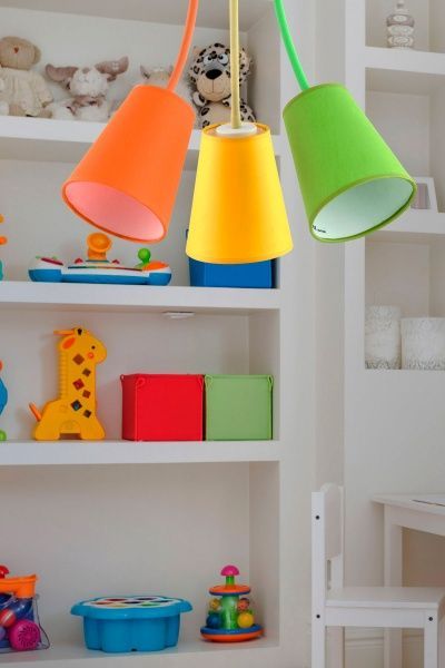 Люстра TK Lighting 2106 WIRE Сolour 3x60 Вт E27 зелений/помаранчевий/жовтий 