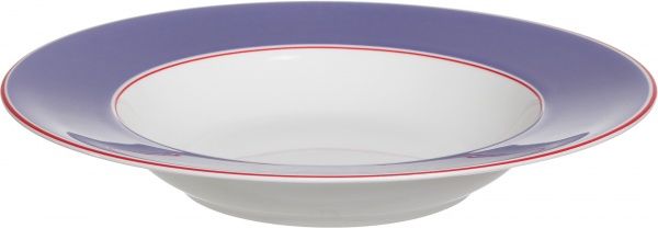 Тарілка супова Emotion 23,5 см фіолетова Fiora