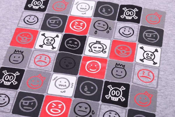 Футболка для хлопчиків Luna Kids Smile р.164 сірий меланж 