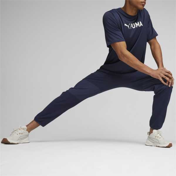 Штани Puma PUMA FIT HYBRID POLAR FLEECE/WOVEN PANT 52388906 р. S синій