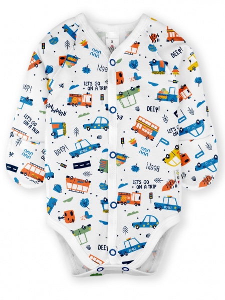 Боди для мальчика Софія Автомобили р.62 белый 451362 