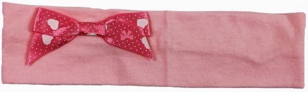 Повязка Danaya с бантиком розовый B19-130/3 