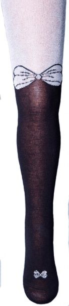 Колготки дитячі Giulia D030 TEEN GIRL light grey р.146-152 сірийчорний 