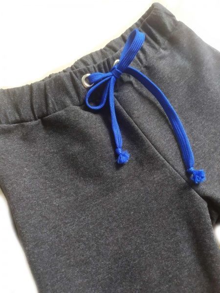 Спортивний костюм Маленькие люди р.122 синій електрик із сірим 