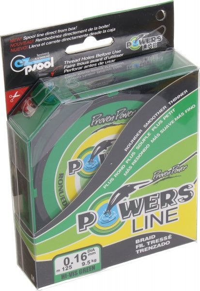Шнур POWER PRO 125м 0,16мм зеленая