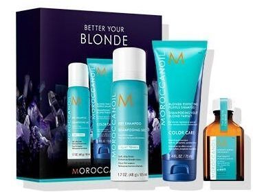 Набір подарунковий для жінок Moroccanoil Better your blonde mini