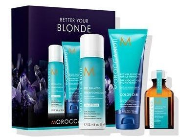 Набор подарочный для женщин Moroccanoil Better your blonde mini