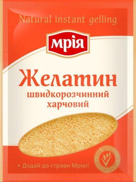 Желатин пищевой быстрорастворимый 25г (4820154830232)