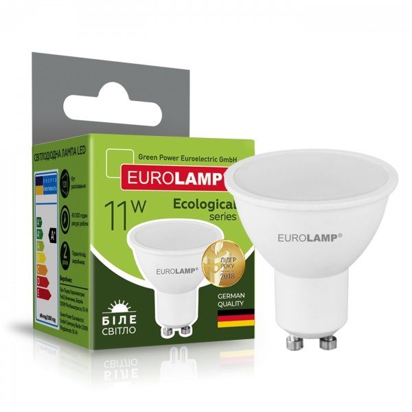 Лампа светодиодная Eurolamp 11 Вт MR16 матовая GU10 4000 К LED-SMD-11104(N)
