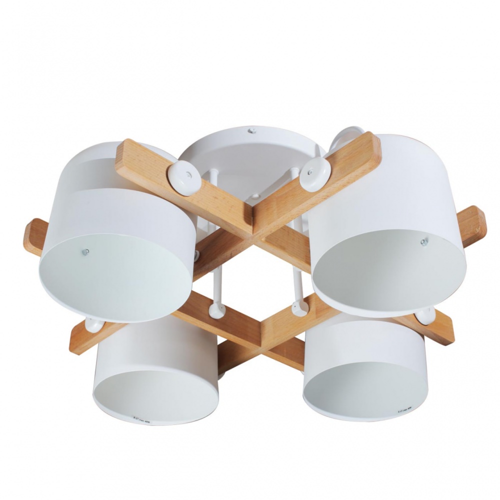 Люстра потолочная LIGHT SET KONVALIA CRL 160 4xE27 белый