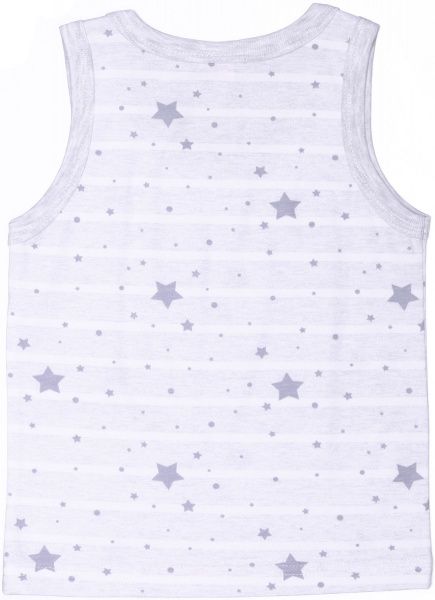 Майка для хлопчиків Татошка 2513228зп р.134 білий із сірим 