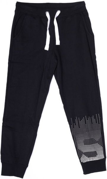 Брюки спортивні LINCOLN&SHARKS 2M3901 р.158 чорний із білим 