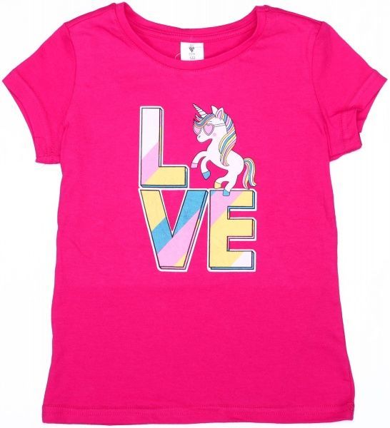 Футболка для дівчинки Роза 200243 р.122 малиновий 