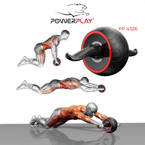 Ролик для преса PowerPlay 4326 Black/Red 
