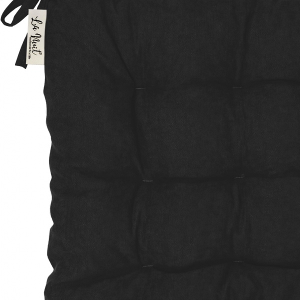 Подушка на стул BONA 40х40 черный La Nuit