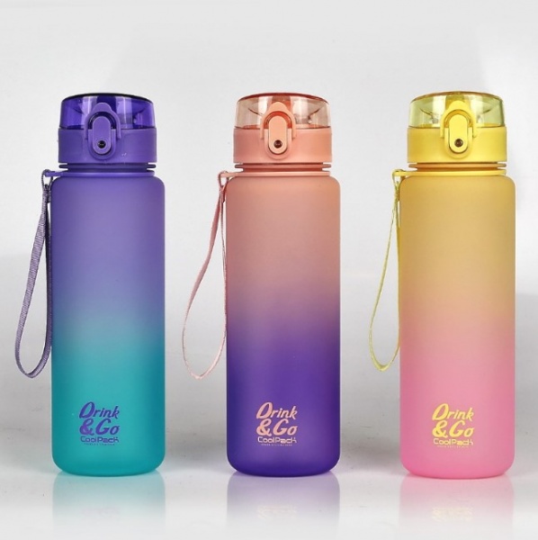 Пляшка для води CoolPack Brisk Strawberry 04163CP 600 мл фіолетовий