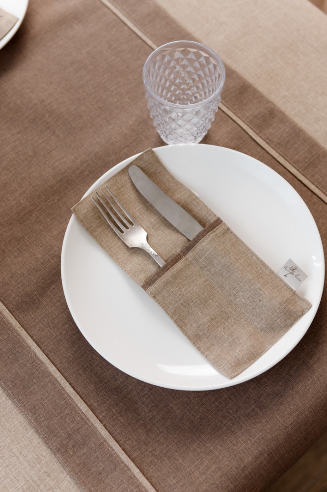 Чохол для приборів Прованс Кориця Мокко 10x24 см