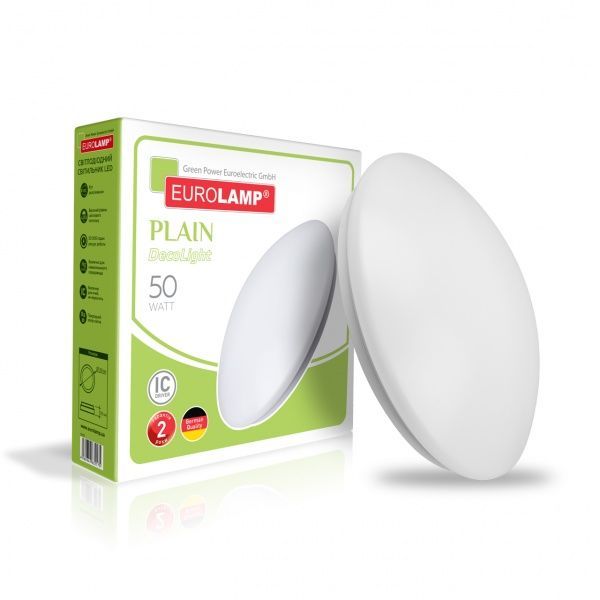 Светильник светодиодный Eurolamp Deco Plain 50 Вт белый 4000 К LED-NLR-50W-T11 