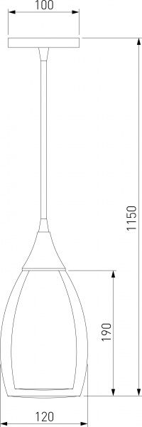 Подвес Strotskis Cosmic 50085/1 1x15 Вт E14 черный жемчуг 