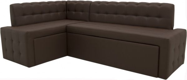 Уголок кухонный Кедр КАРАТ раскладной 7 темно-коричневый 