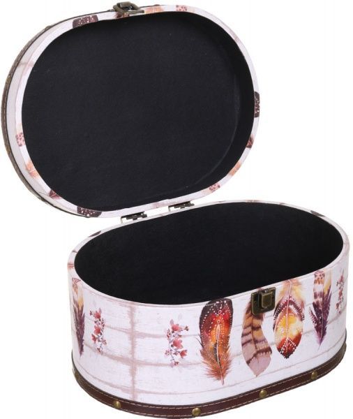 Сундук для хранения Перья 30х22х16 см 