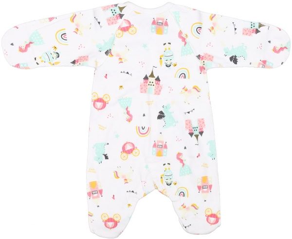 Комбинезон детский ТМ Софія Princess р.50 белый с розовым 220150 