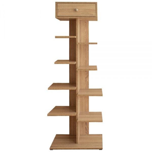 Полка для обуви DC с ящиком 335x500x1450 мм / дуб сонома 
