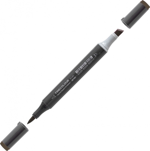 Маркер спиртовой FINECOLOUR Brush-mini EF103-266 желтовато-серый №10 
