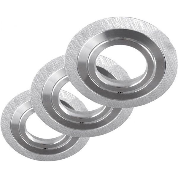 Світильник точковий Светкомплект HDL-AT 01 AL Slim 3 шт./уп. 50 Вт G5.3 алюміній 