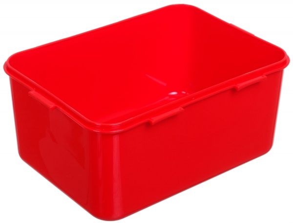 Контейнер Фієста 4 л прямокутний червоний Алеана