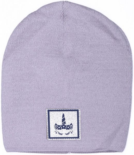 Шапочка дитяча для дівчинки Kraft+ арт. 2546 р.50-52 світло-сірий 